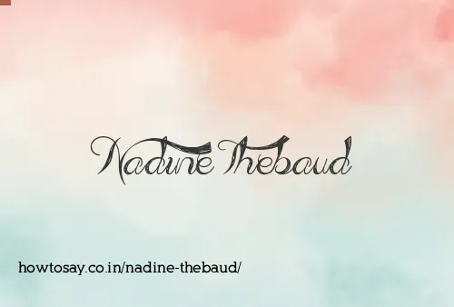 Nadine Thebaud