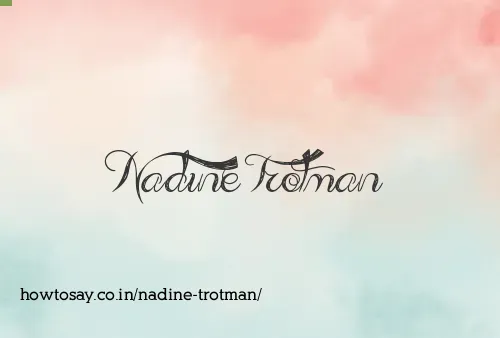 Nadine Trotman