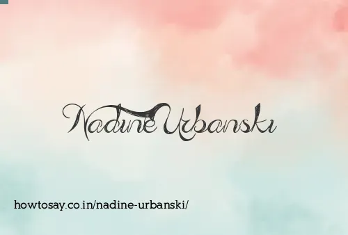 Nadine Urbanski