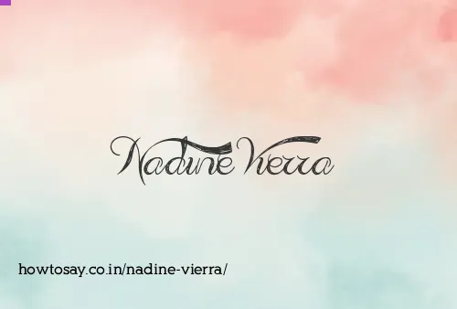 Nadine Vierra