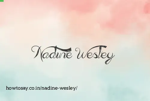 Nadine Wesley