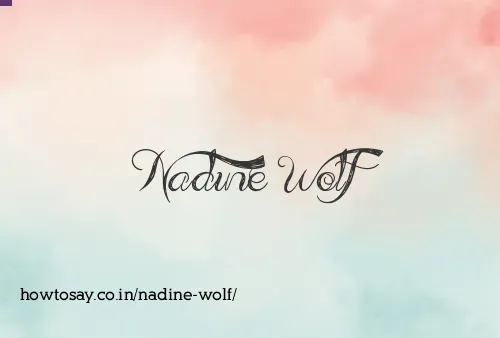 Nadine Wolf