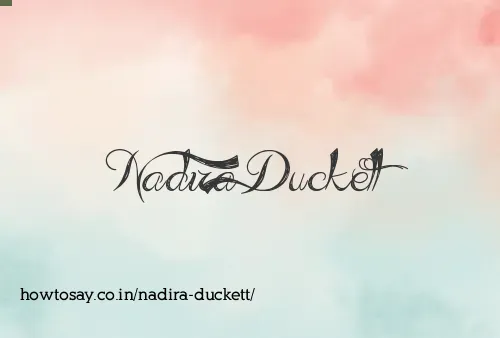 Nadira Duckett