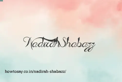 Nadirah Shabazz