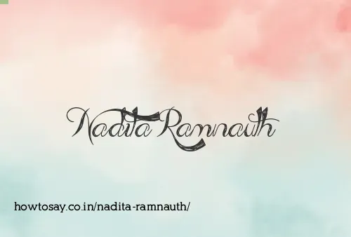 Nadita Ramnauth