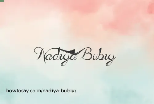 Nadiya Bubiy