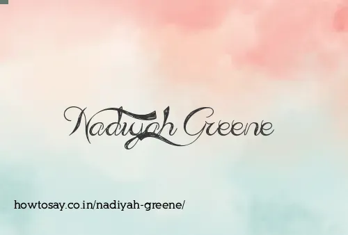 Nadiyah Greene