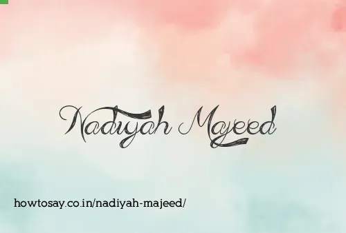 Nadiyah Majeed