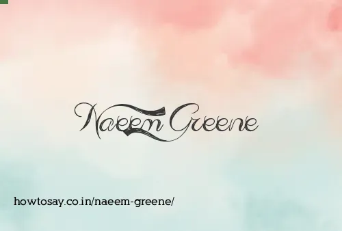 Naeem Greene