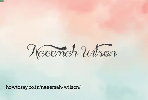 Naeemah Wilson