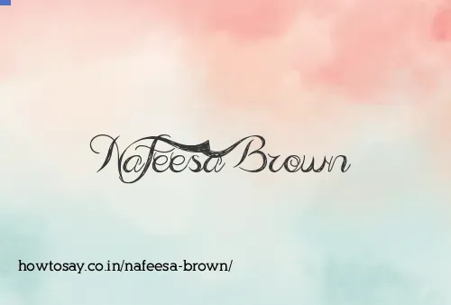Nafeesa Brown