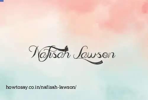 Nafisah Lawson