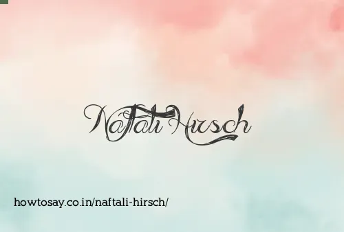 Naftali Hirsch