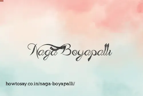 Naga Boyapalli