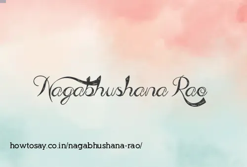 Nagabhushana Rao
