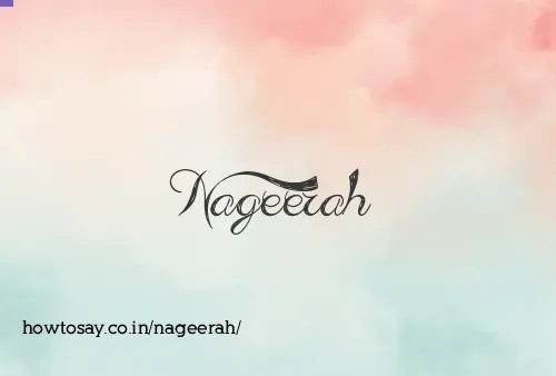 Nageerah