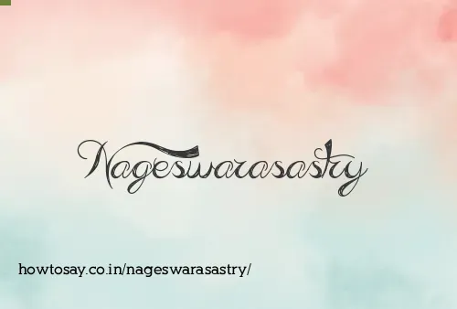 Nageswarasastry