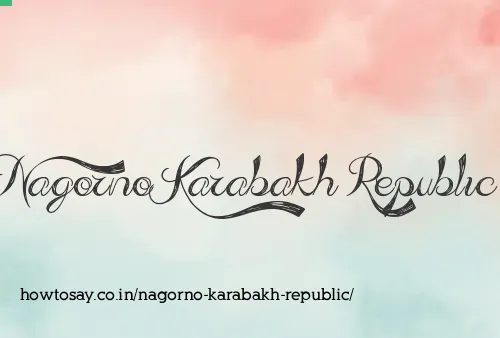 Nagorno Karabakh Republic