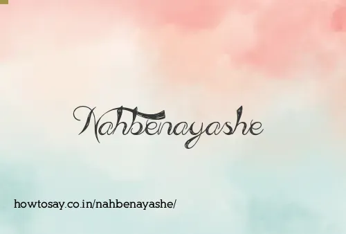 Nahbenayashe