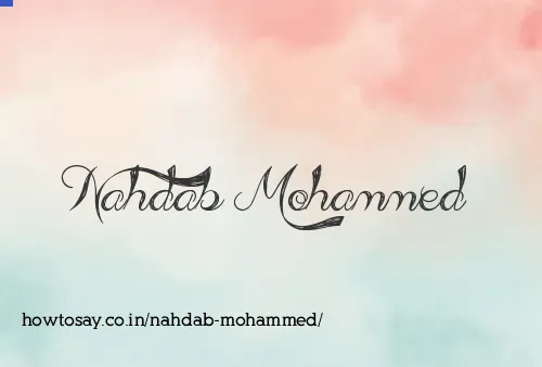 Nahdab Mohammed
