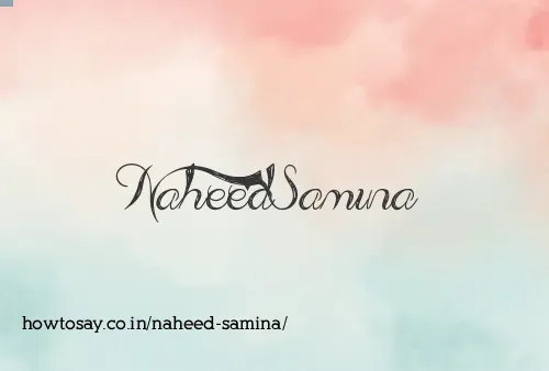 Naheed Samina