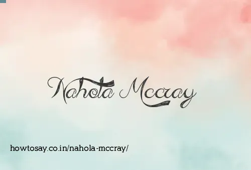 Nahola Mccray