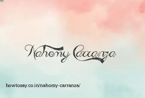 Nahomy Carranza