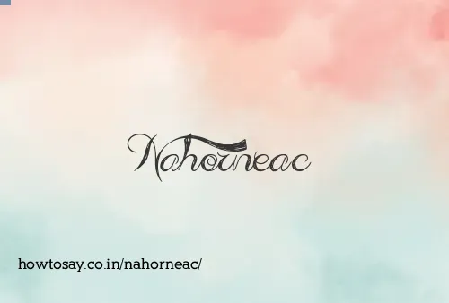 Nahorneac