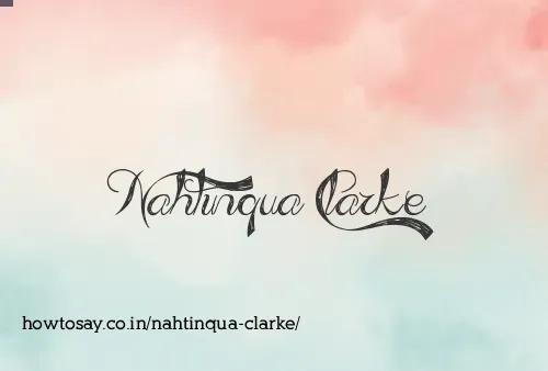 Nahtinqua Clarke