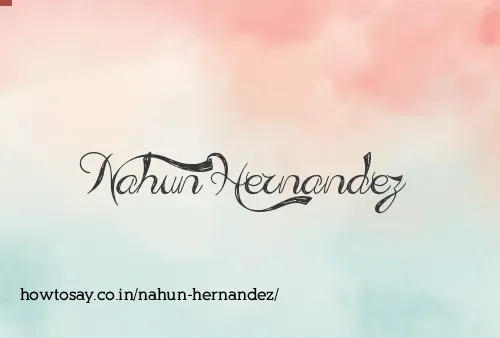 Nahun Hernandez