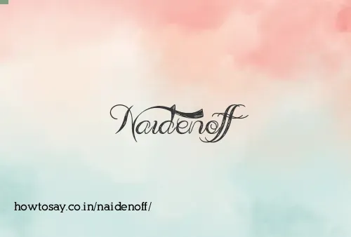Naidenoff