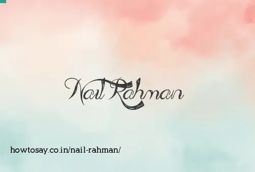 Nail Rahman