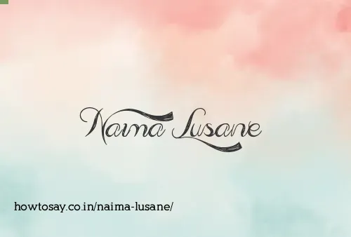 Naima Lusane