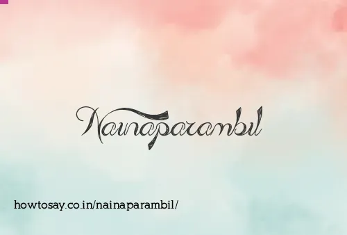 Nainaparambil