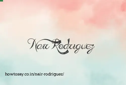 Nair Rodriguez