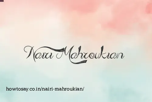 Nairi Mahroukian