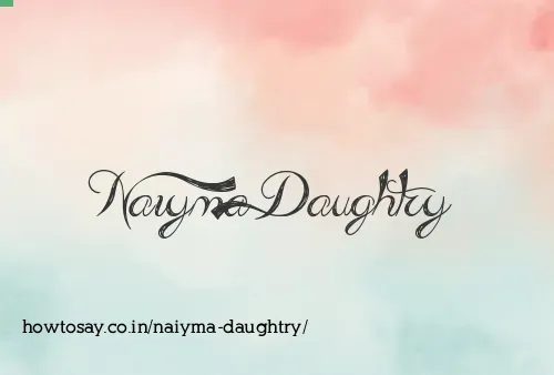 Naiyma Daughtry