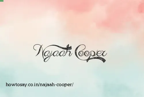 Najaah Cooper