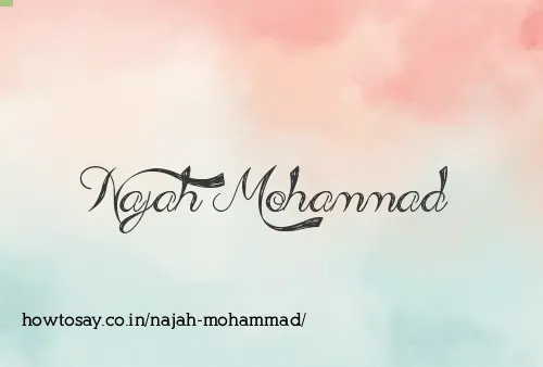 Najah Mohammad