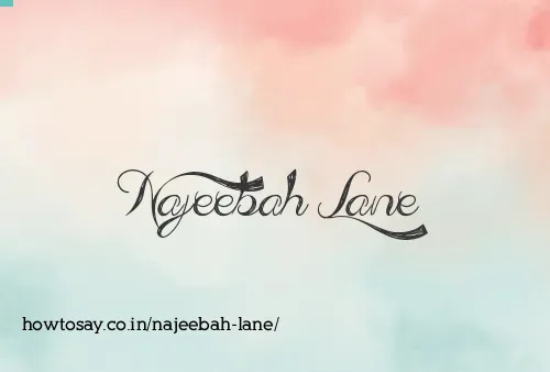 Najeebah Lane