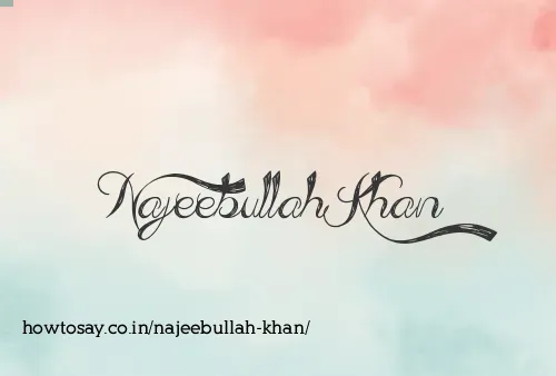 Najeebullah Khan