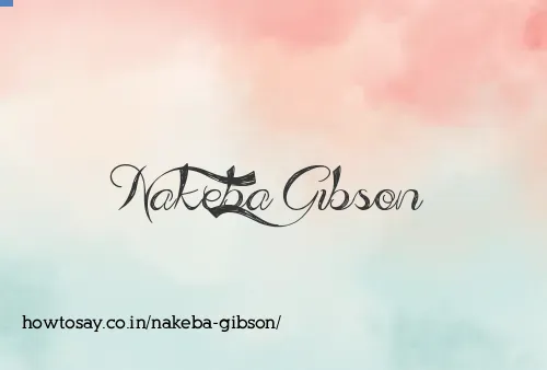 Nakeba Gibson