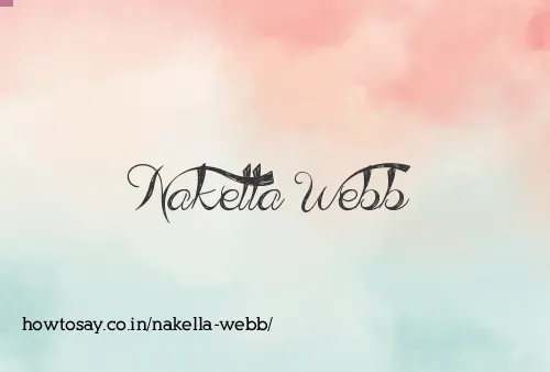 Nakella Webb