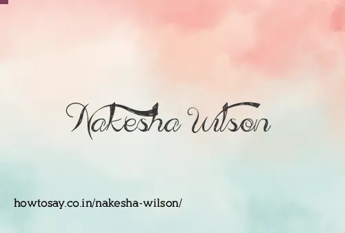 Nakesha Wilson