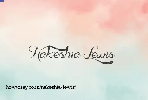 Nakeshia Lewis