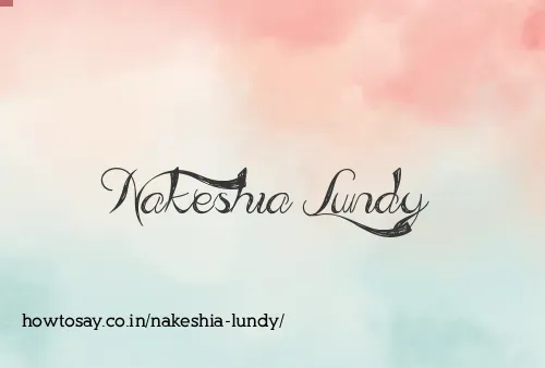Nakeshia Lundy