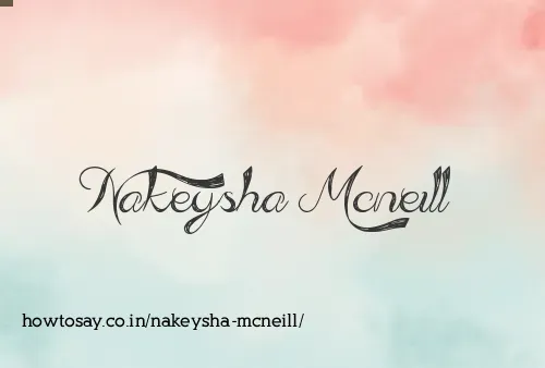 Nakeysha Mcneill