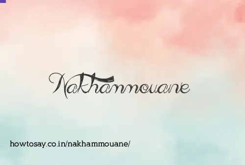 Nakhammouane