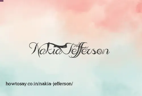 Nakia Jefferson