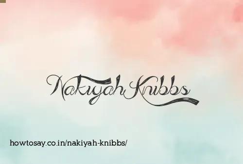 Nakiyah Knibbs